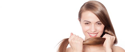 cabello brillante y fuerte