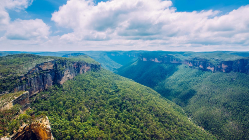 fotografia de montes australianos