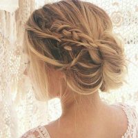 Moños con trenzas 6