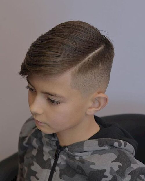cortes de pelo para niños con lineas laterales