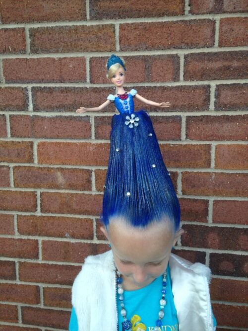 Peinados locos para niñas con muñeca